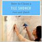 natural way to clean shower