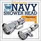 navy shower head