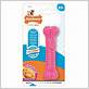 nylabone pink dental puppy bone chew x-small