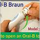 open oral b braun toothbrush