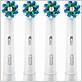 oral b crossaction power whitening replacement electric toothbrush head