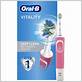 oral b pink electric toothbrush dental gift set 600