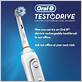 oral b test drive toothbrush
