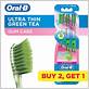 oral b toothbrush green