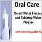 oral care tabletop water flosser