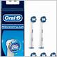 oral-b braun precision clean replacement rechargeable toothbrush heads