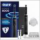 oral-b genius 8000 black rechargeable electric toothbrush white