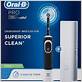 oral-b pro 100 crossaction rechargeable electric toothbrush midnight black