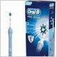oral-b pro 2000 crossaction electric rechargeable toothbrush powered by braun