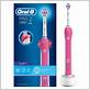 oral-b pro crossaction 2000 pink power electric toothbrush