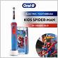 oral-b stages power spiderman electric toothbrush 3+ years