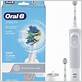 oral-b vitality floss action rechargeable power toothbrush blue and white