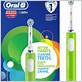 oralb junior electric rechargeable toothbrush green