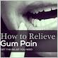pain relieve for severe pain from gum disease