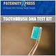 paternity test with toothbrush