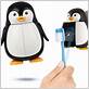 penguin toothbrush cover