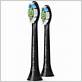 philips sonicare diamondclean replacement toothbrush heads black