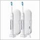 philips sonicare expertresults 7000 electric toothbrush 2 pack white