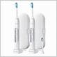 philips sonicare expertresults 7000 electric toothbrush 2-pack white
