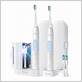 philips sonicare optimal clean rechargeable toothbrush 2-pack