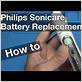 philips toothbrush battery replacement
