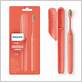 philips toothbrush orange light