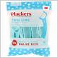 plackers twin line dental flossers 150 count