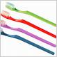 plastic strand on toothbrush