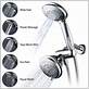 pressure adjustable shower head