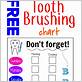 printable toothbrush chart