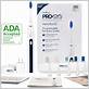 pro-sys variosonic electric toothbrush with 25 customizable cleaning options