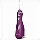 purple portable waterpik flosser