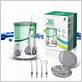 pyle oral irrigator with 3 nozzles and tongue scraper