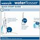 quick guide waterpik water flosser wp-440