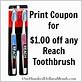 reach toothbrush coupon