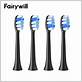 replacement heads 4 pcs for p11/p80/p9/p10 fairywill electric toothbrush