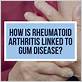 rheumatoid arthritis gum disease