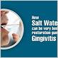 salt water rinse gum disease