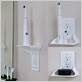 shelf and outlet for electric toothbrush