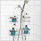 shower caddy for handheld shower heads
