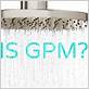 shower head gpm meaning