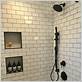 showers with black fixtures