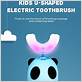 silicone electric infant toothbrush