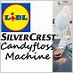 silvercrest candy floss machine instructions