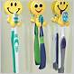 smiley face toothbrush holder