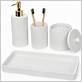 soap and toothbrush holder set with tray