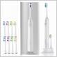 sonic edge electric toothbrush w extended charge white acteh