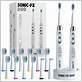 sonic fx duo electric toothbrushes with 14 brush heads