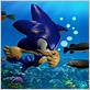 sonic in the water