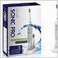 sonic pro electric toothbrush set with 3 replacement heads